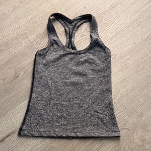 Lululemon Runners cut Women's Gray Heather Racerback Tank Top